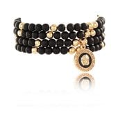 komplet bransoletek z onyksów z kolekcji olimpia (b23/kor/172au)