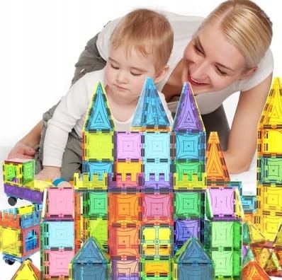 Magnetyczne klocki DIAMOND 4D SURFACE 168 elementów 9960B zdjęcie 8