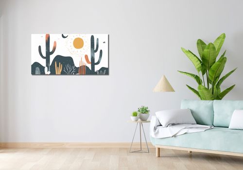 Obraz 100x50cm Kaktusy Przy Dniu na Arena.pl