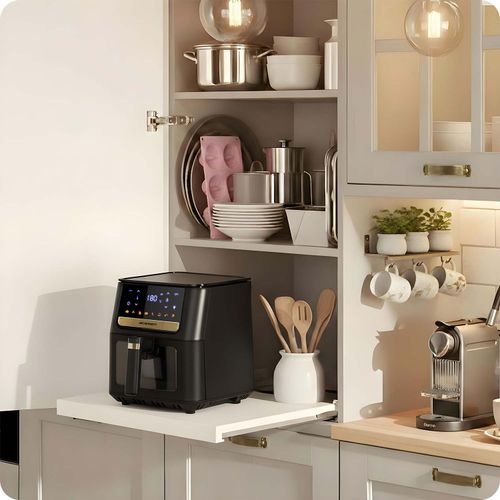 Frytkownica beztłuszczowa Air fryer Berdsen BD-655 czarna na Arena.pl
