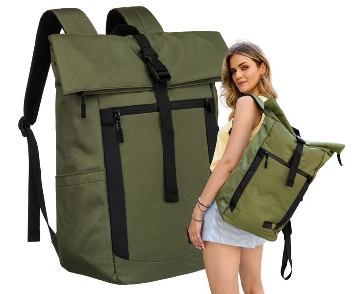 plecak miejski ptn rio-9107 green zdjęcie 1