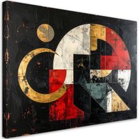 Obraz do salonu sypialni biura, Abstrakcja geometryczna 30x20