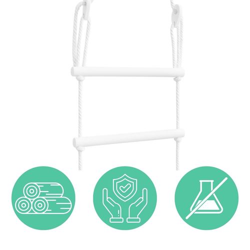 drabinka linowa Skandiko - biały na Arena.pl