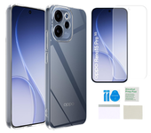 Etui silikonowe do OPPO RENO 15 PRO 5G case 2mm + folia ochronna na ekran