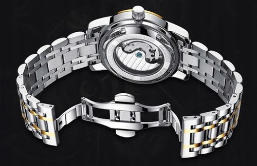 ZEGAREK MECHANICZNY MĘSKI AUTOMATYCZNY LUKSUSOWY DATOWNIK + PUDEŁKO na Arena.pl