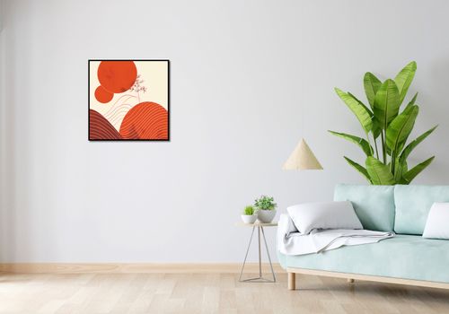 Plakat 60x60cm Ciepło Czerwieni na Arena.pl