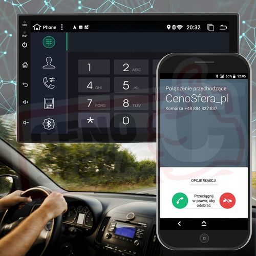 RADIO SAMOCHODOWE 2DIN MULTIMEDIALNE ANDROID USB WiFi GPS KAMERA COFANIA na Arena.pl