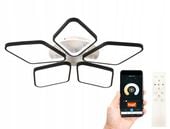 Nowoczesna lampa sufitowa żyrandol sterowanie aplikacją AMANDA Smart Home LED pilot Tuya