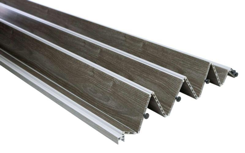 Drzwi harmonijkowe 001P DĄB GRAFIT MAT - 100 cm zdjęcie 4