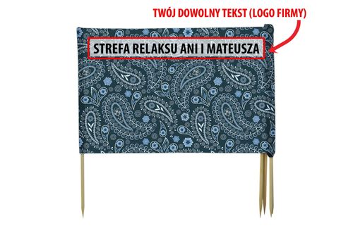 PARAWAN PLAŻOWY Bandana z indywidualnym  napisem 4 PANELE 9.4 na Arena.pl