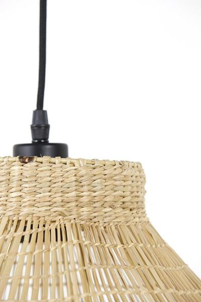 Lampa wisząca Latika 45x30 cm naturalna zdjęcie 2