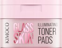 KIMOCO GLASS SKIN PŁATKI DO TWARZY, ROZŚWIETLAJĄCE 60 SZT