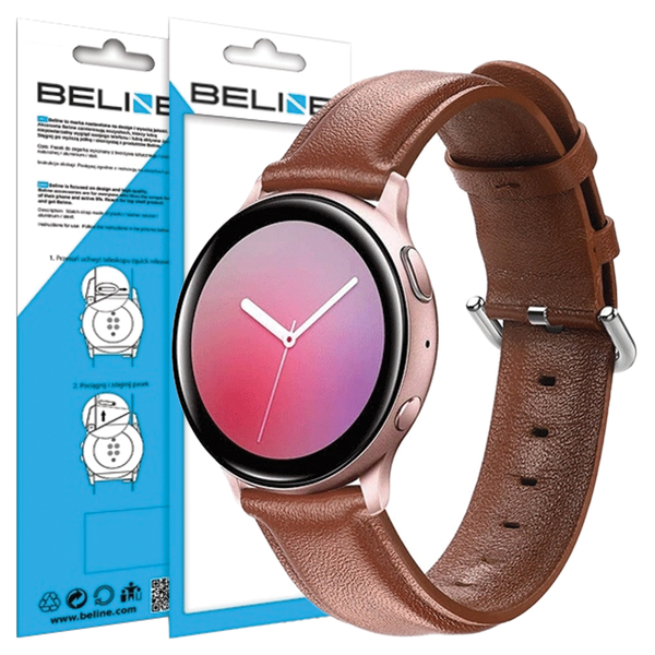 beline pasek watch 22mm elegancebrązowy/brown zdjęcie 1