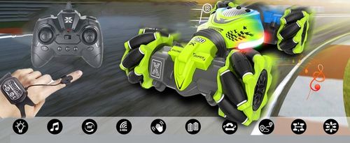 SAMOCHÓD ZDALNIE STEROWANY RĘKĄ GESTAMI ZABAWKA PILOT AUTO RC OBRÓT 360° na Arena.pl