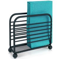 Serwetnik Stojak na Serwetki Chusteczki Metalowy Czarny Stołowy Kuchenny