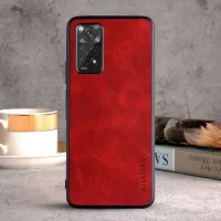 Etui AIORIA LEATHER do Xiaomi Redmi Note 11 Global / Note 11S 4G czerwony