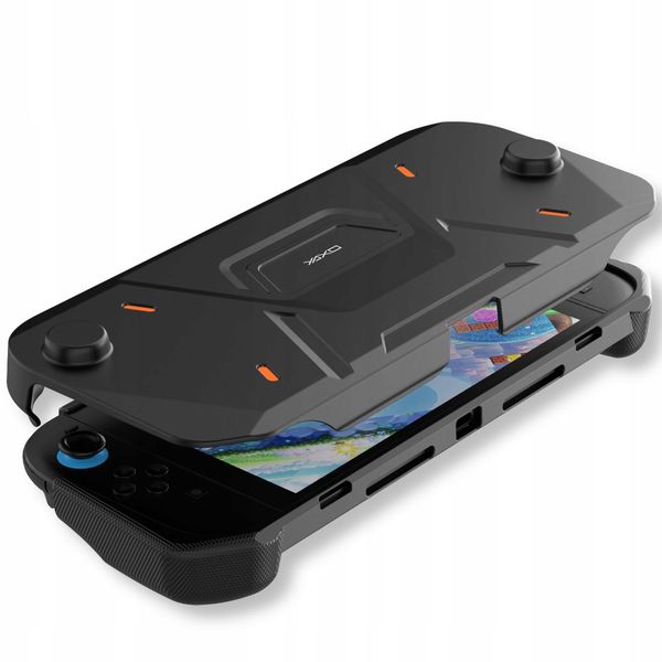 Etui Nintendo Switch 2 Yaxo Nomad Techno Black zdjęcie 3