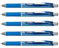Cienkopis długopis kulkowy Pentel EnerGel BLN75 niebieski x 5 szt
