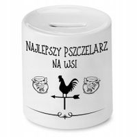 Skarbonka Dla Pszczelarza Najlepszy Pszczelarz Z Nadrukiem Ze Zdjęciem