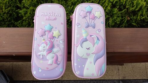 DUŻY PIÓRNIK PODWÓJNY DO SZKOŁY JEDNOROŻEC DŁUGOPI na Arena.pl