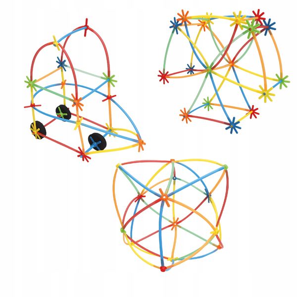 Klocki słomki MIDI 238 elementów 112480 Askato zdjęcie 4