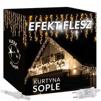 SOPLE 300 LED LAMPKI ZEWNĘTRZNE KURTYNA IP44 STAŁE + FLASH