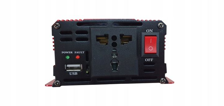 Przetwornica samochodowa 12V 230V 500W IPS USB zdjęcie 3