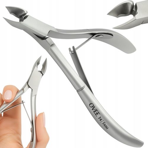 CĄŻKI ostre PRECYZYJNE do skórek profesjonalne manicure stal nierdzewna 5mm na Arena.pl