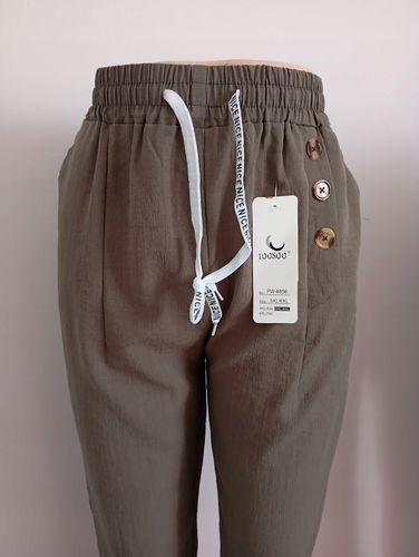 SPODNIE 3/4 Z KIESZENIAMI RYBACZKI PRZEWIEWNE BAWEŁNA Khaki 5/6XL na Arena.pl