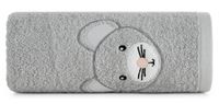 Ręcznik-myjka Baby71 15X21 cm srebrna 350 g/m² bawełna myszka