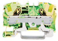 Wago złączka PE 2-przewodowa na szynę DIN 6mm2 żółto-zielony 2006-1207 1szt