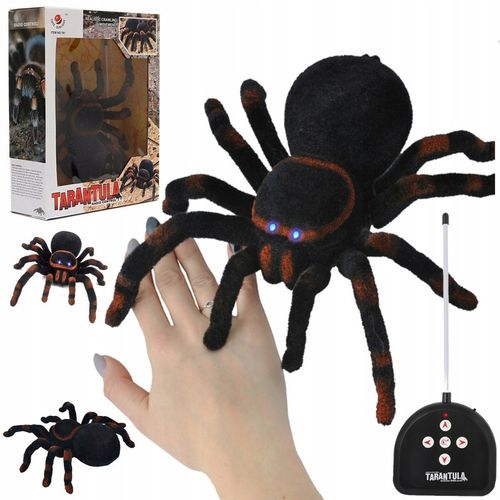 PAJĄK ZDALNIE STEROWANY LED NA PILOT DUŻY TARANTULA ZABAWKA DLA DZIECI na Arena.pl