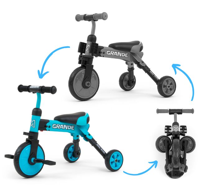 MILLY MALLY Rowerek 2w1 Grande Blue zdjęcie 4