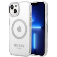 Guess GUHMP14MHTRMS iPhone 14 Plus 6,7" srebrny/silver hard case Metal Outl