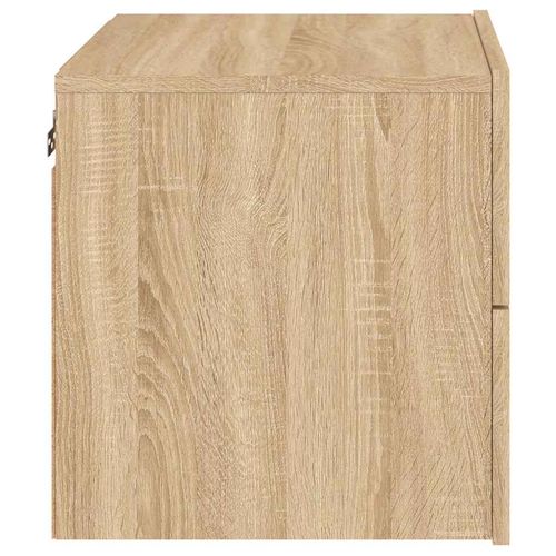 Wisząca szafka nocna z podświetleniem LED, dąb sonoma na Arena.pl