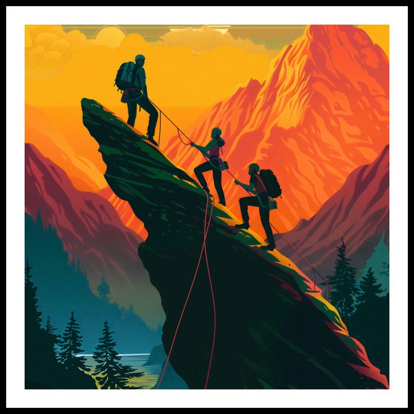 Plakat 60x60cm U Szczytu zdjęcie 3