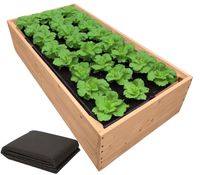 WARZYWNIAK ZIELNIK SKRZYNIA NA WARZYWA INSPEKT DREWNIANY 60x120 WYSOKI 27cm