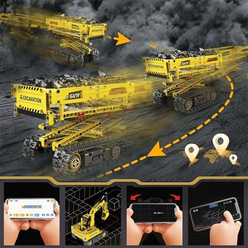 PROGRAMOWALNY ROBOT DUŻY ZESTAW KONSTRUKCYJNY APP I PILOT KONTROLA 555EL na Arena.pl