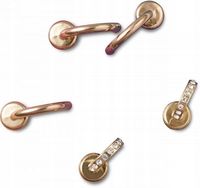 Przypinki Crocs Jibbitz Ozdoby Do Butów Summer Nostalgia Gold 5 Pack