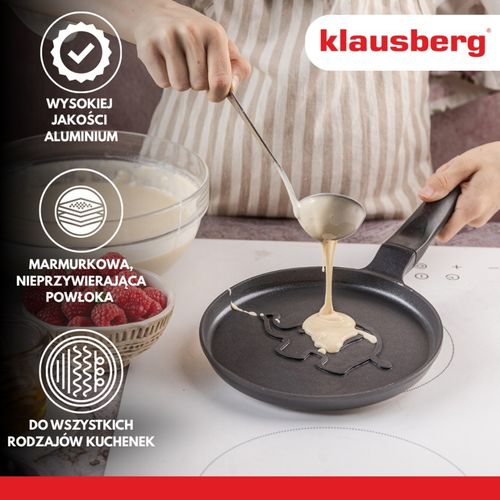 patelnia do naleśników ze słonikiem 18cm klausberg kb-7974 na Arena.pl