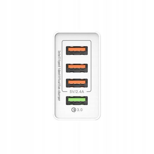 ŁADOWARKA SIECIOWA 3A+2.4A 4XUSB QC 3.0 na Arena.pl