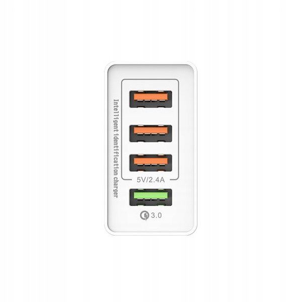 ŁADOWARKA SIECIOWA 3A+2.4A 4XUSB QC 3.0 zdjęcie 4