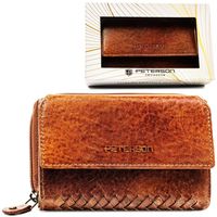 minimalistyczny portfel damski z cieniowanej skóry