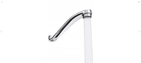 Wylewka do baterii 3/4" 25 cm chrom obrotowa kuchenna umywalkowa WYL-F-25