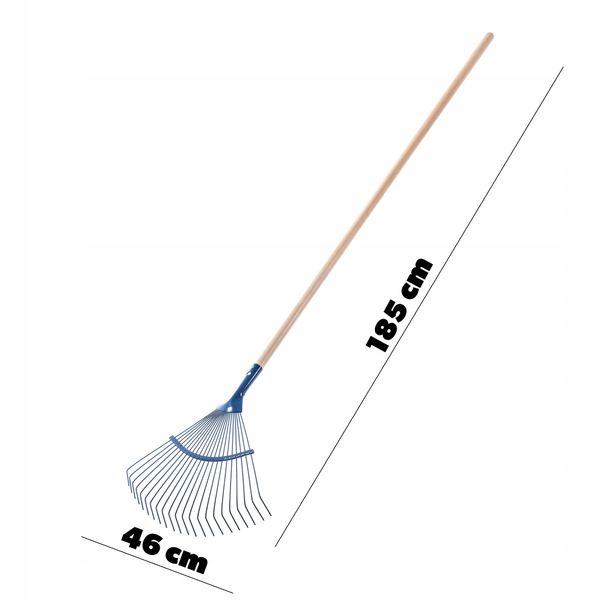 Grabie Do Liści Trawy Stalowy Drut zdjęcie 4