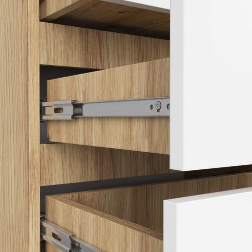 KOMODA CL3 3SZ CLP PK DĄB ARTISAN / BIAŁY na Arena.pl