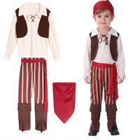 Strój Pirata Kostium Piracki dla Chłopca Przebranie Karnawał M 110/120