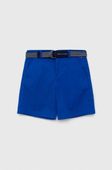 Szorty dziecięce Tommy Hilfiger, regulowany pas, niebieskie