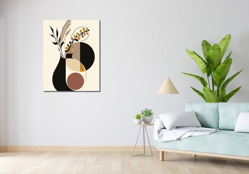 Obraz 70x90cm Barwa w Ogrodzie zdjęcie 2