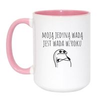 Duży Biało-Różowy 450 ml